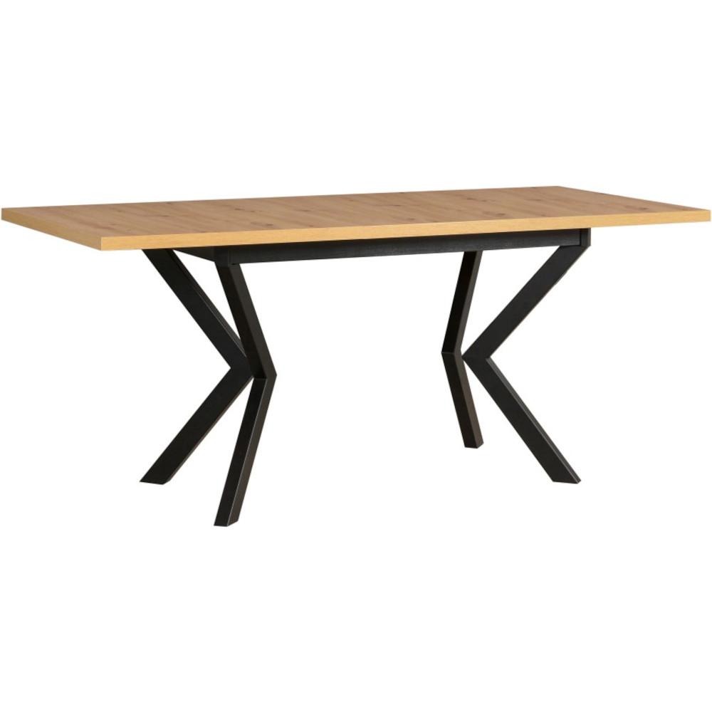 Stôl IKON 4 artisan laminát / čierny