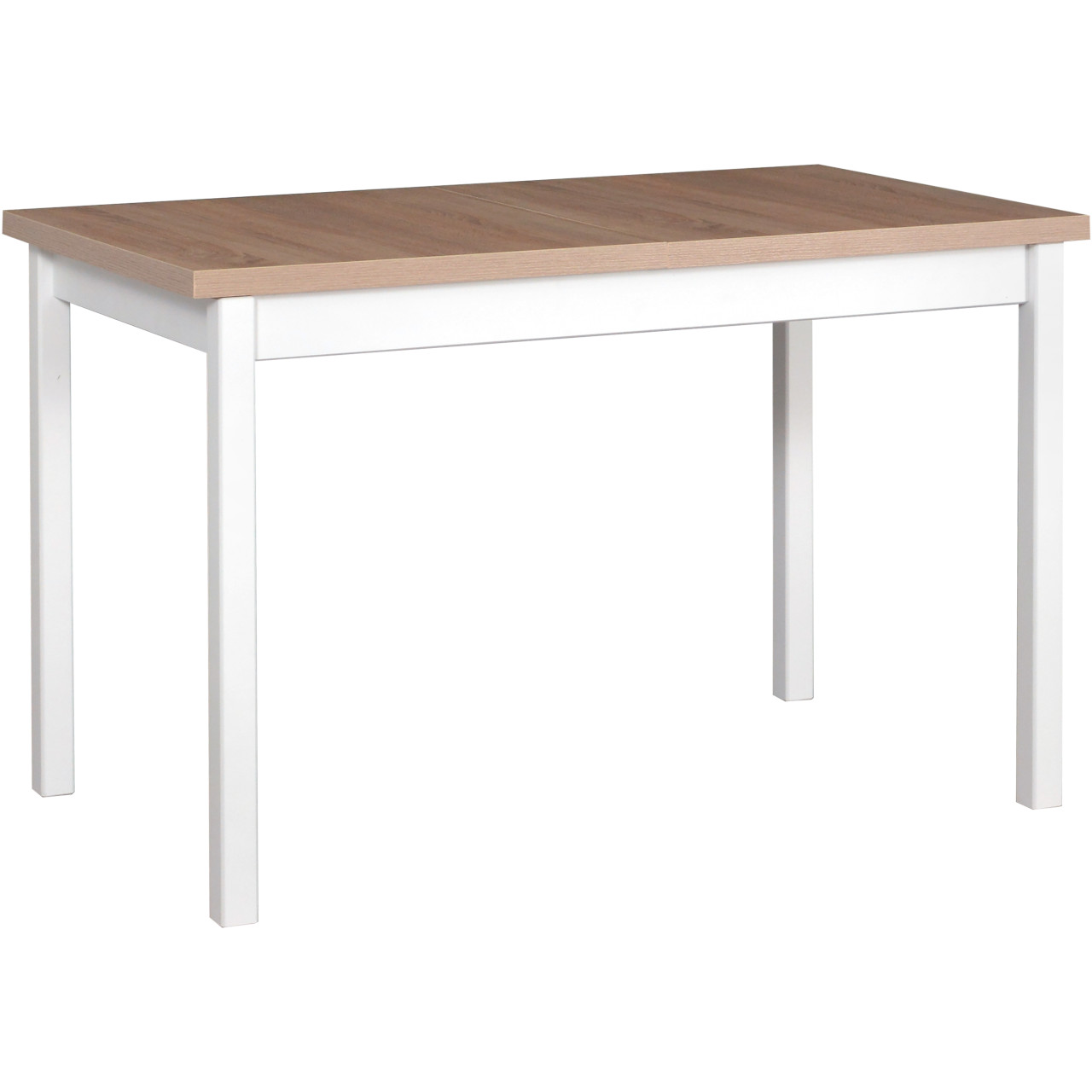 Stôl MAX 10 70x120/160 sonoma laminát / biely