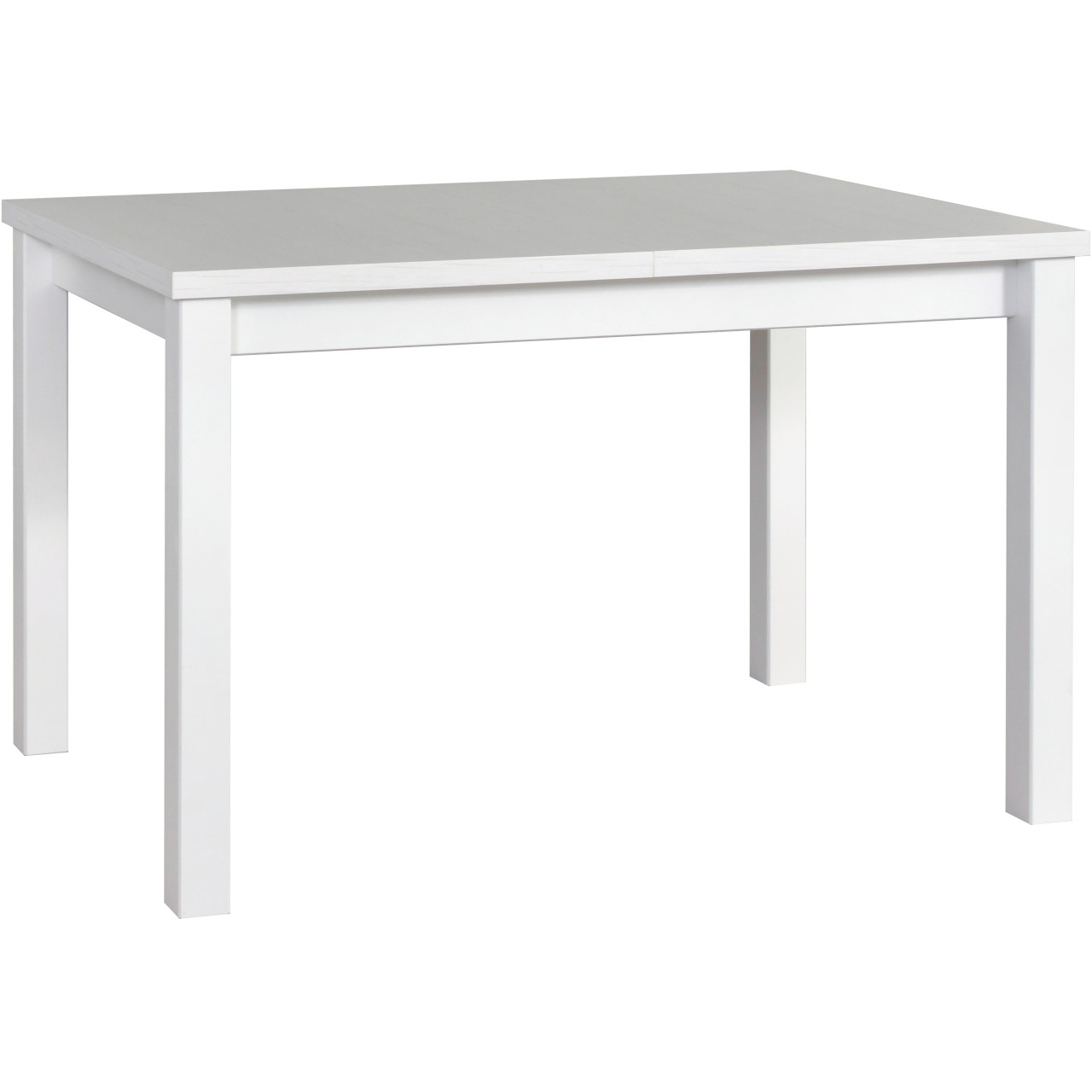 Stôl MAX 5 80x120/150 biely laminát