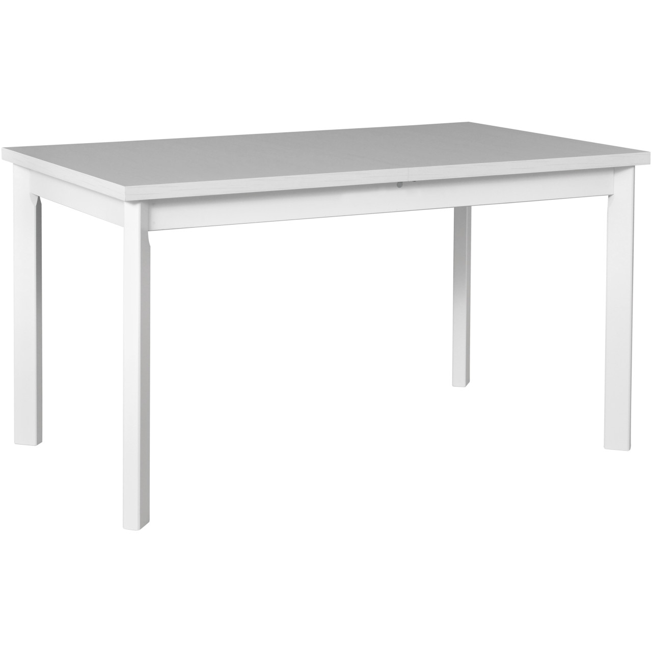 Stôl MAX 5 P 80x120/150 biely laminát