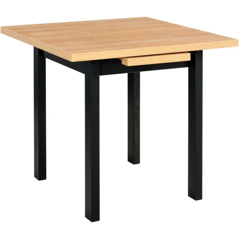 Stôl MAX 7 80x80/110 grandson laminát / čierny