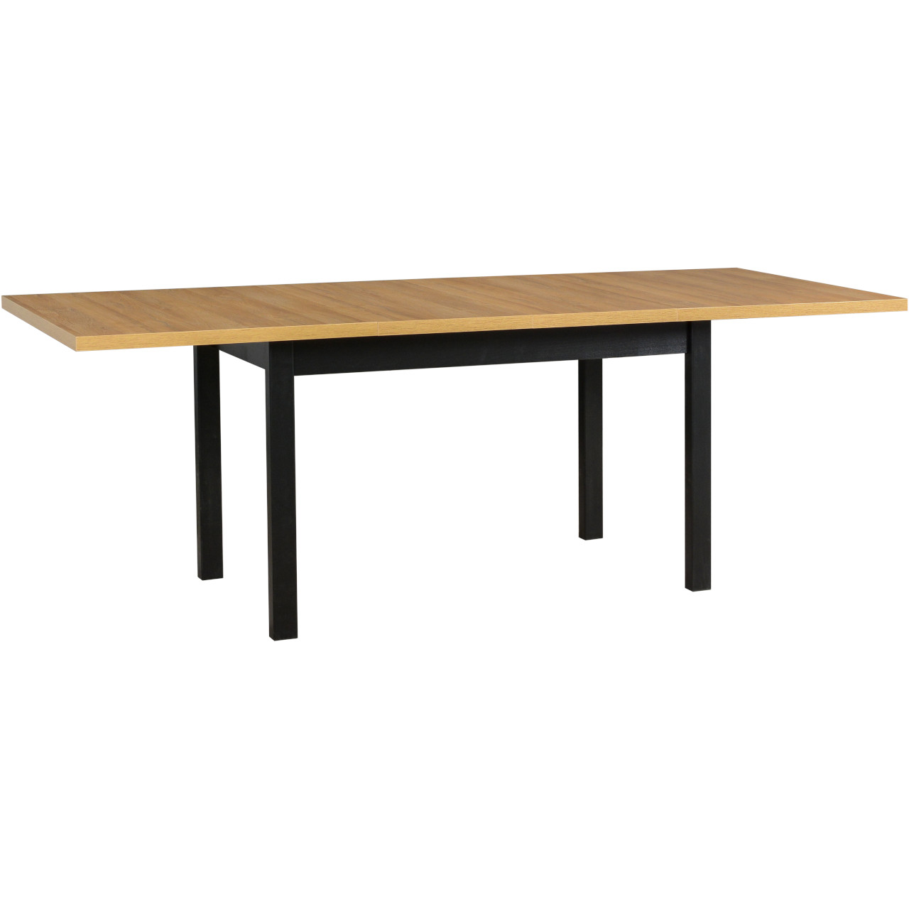 Stôl MODENA 1 XL 80x140/220 grandson laminát / čierny