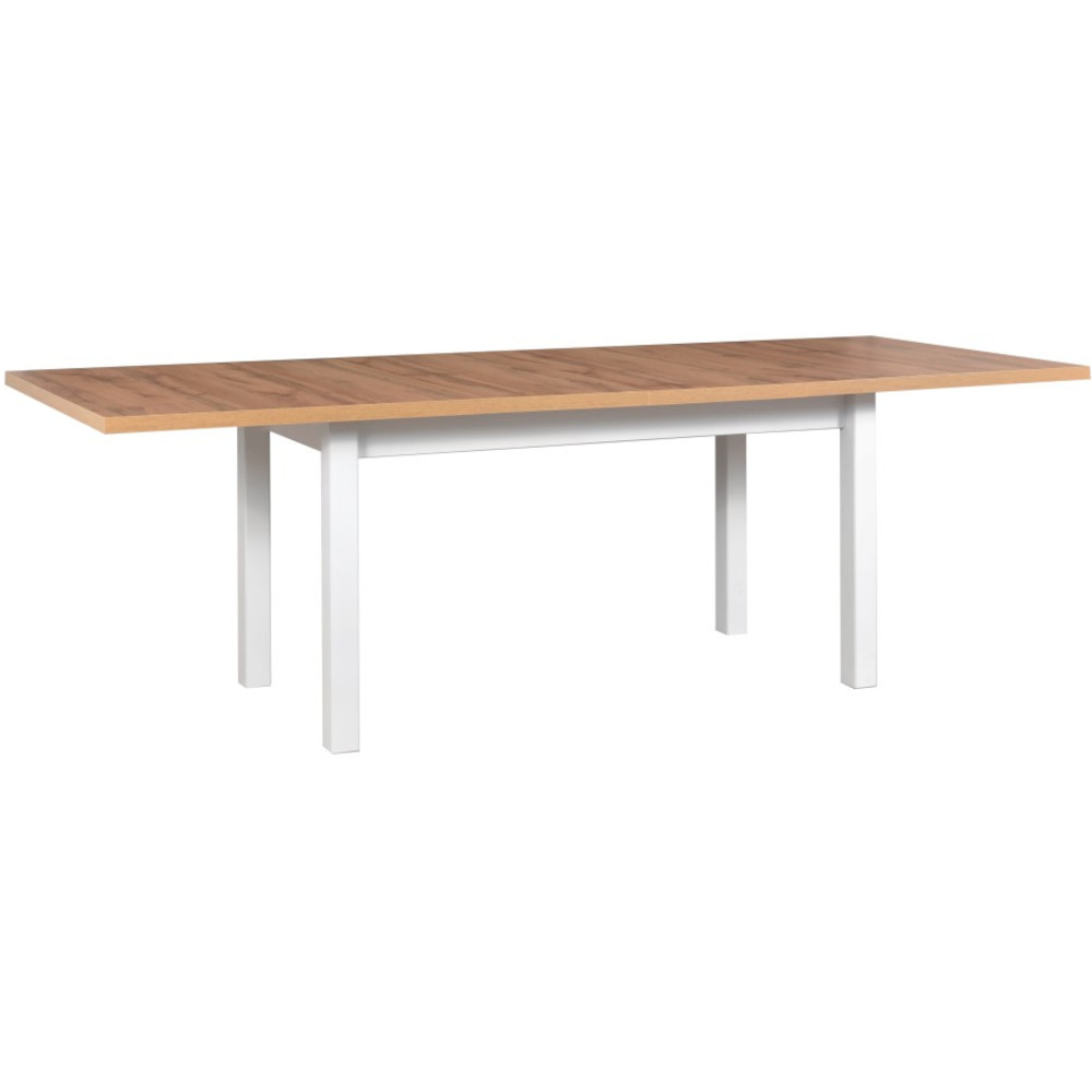 Stôl MODENA 2 XL 92x160/240 grandson laminát / biely