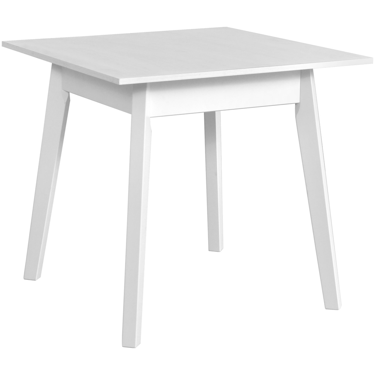 Stôl OSLO 1 80x80 biely laminát