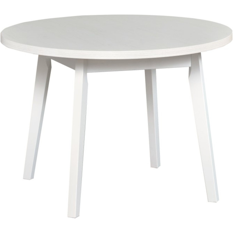 Stôl OSLO 3 L 100x100/130 biely laminát