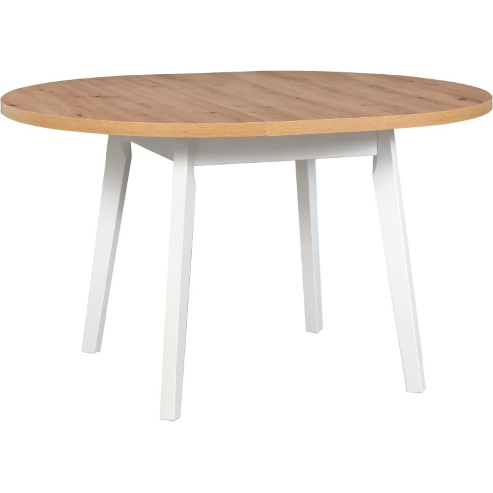 Stôl OSLO 3 L 100x100/130 grandson laminát / biely