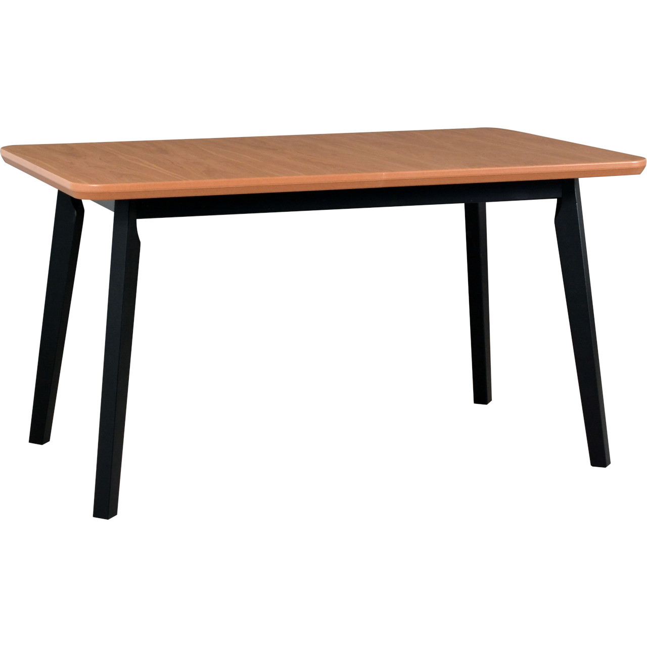 Stôl OSLO 7 80x140/180 dubová dyha / čierny
