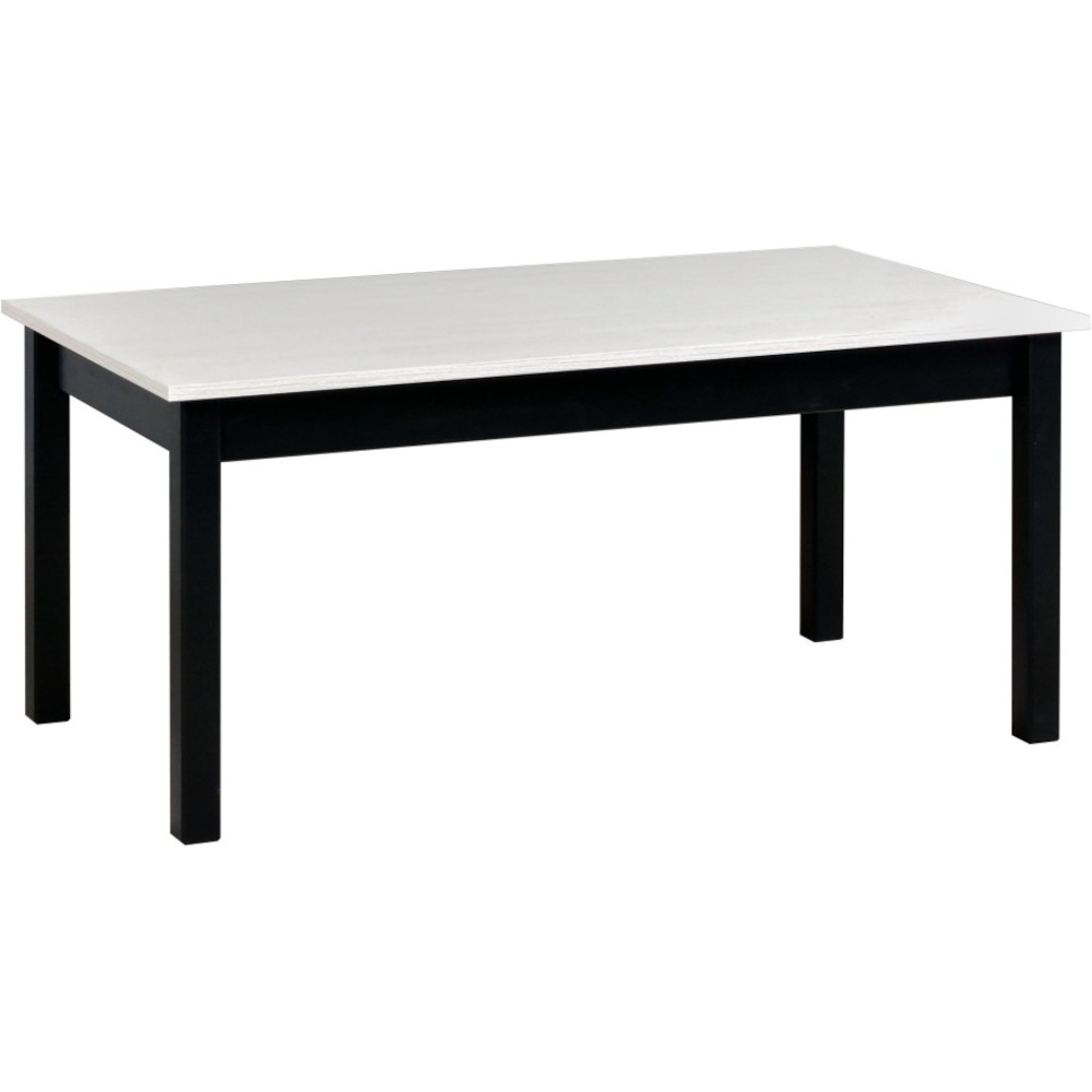 Konferenčný stolík PIXI 1 60x110 biely laminát / čierny