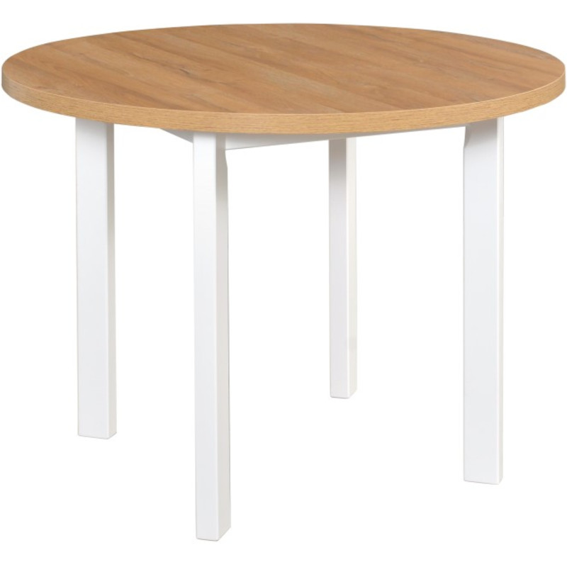 Stôl POLI 2 100x100 grandson laminát / biely