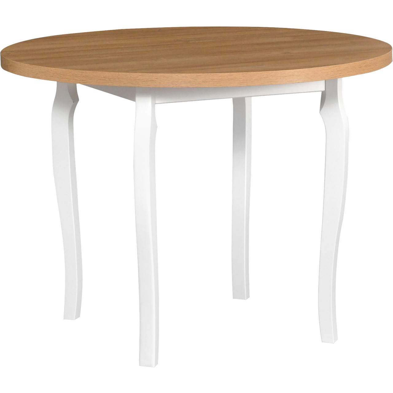 Stôl POLI 3 100x100 grandson laminát / biely