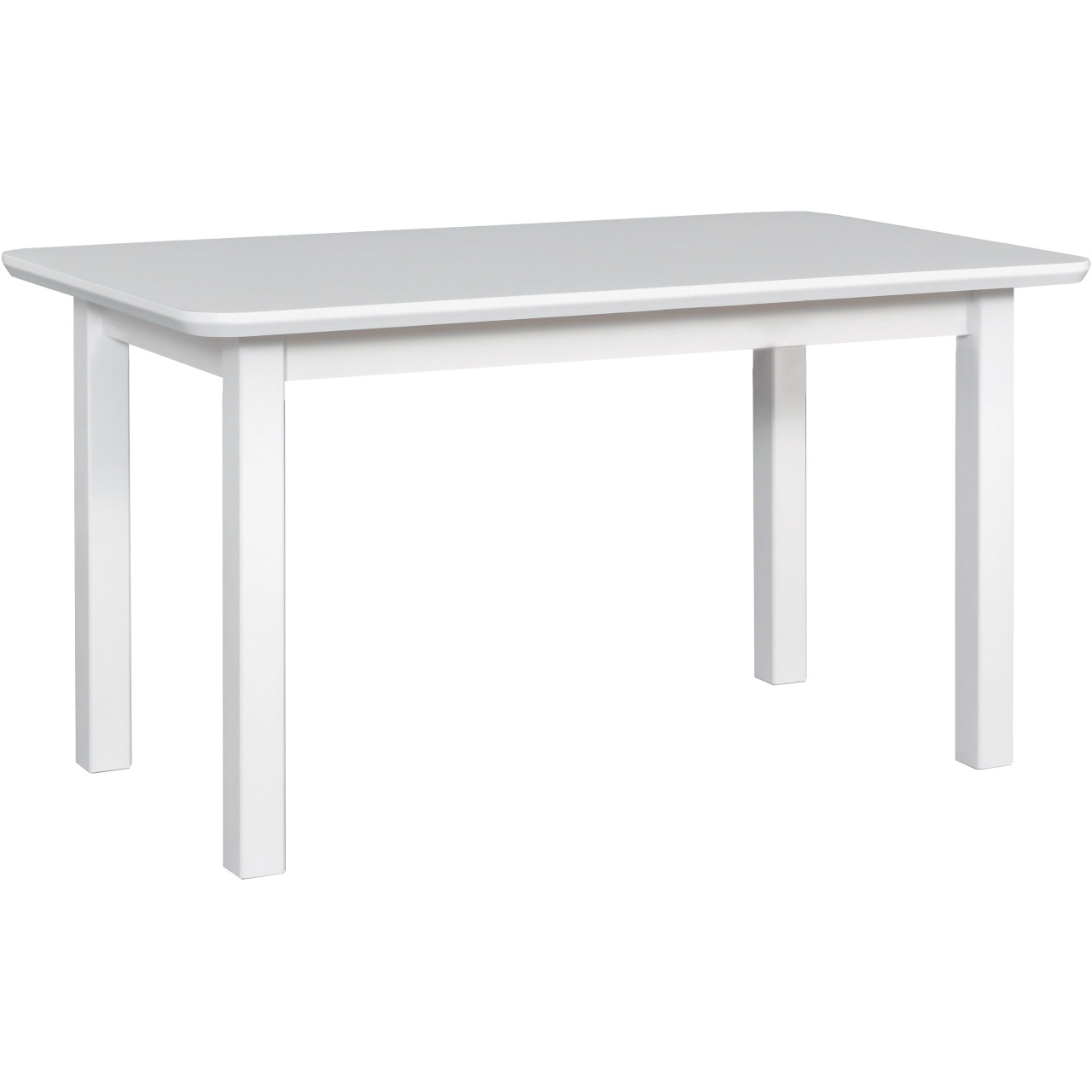 Stôl WENUS 2 S 80x140/180 biely, dubová dyha
