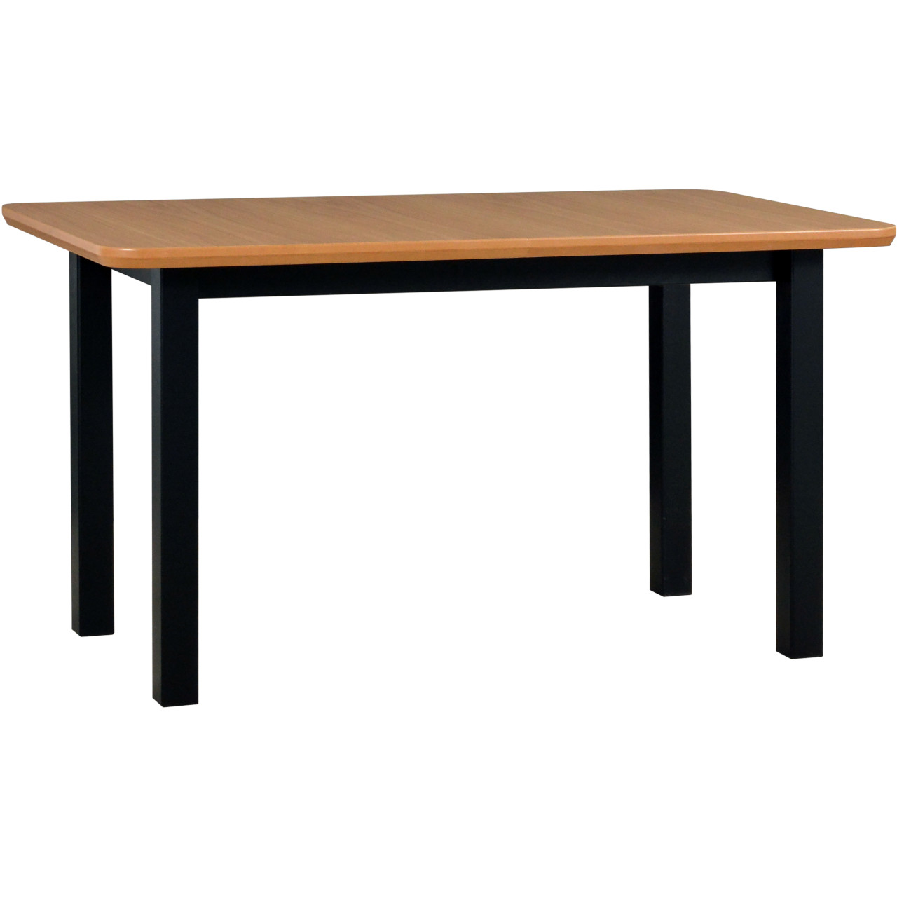Stôl WENUS 2 S 80x140/180 dubová dyha / čierny