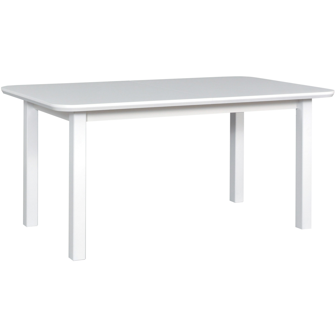 Stôl WENUS 5 S 90x160/200 biely, dubová dyha