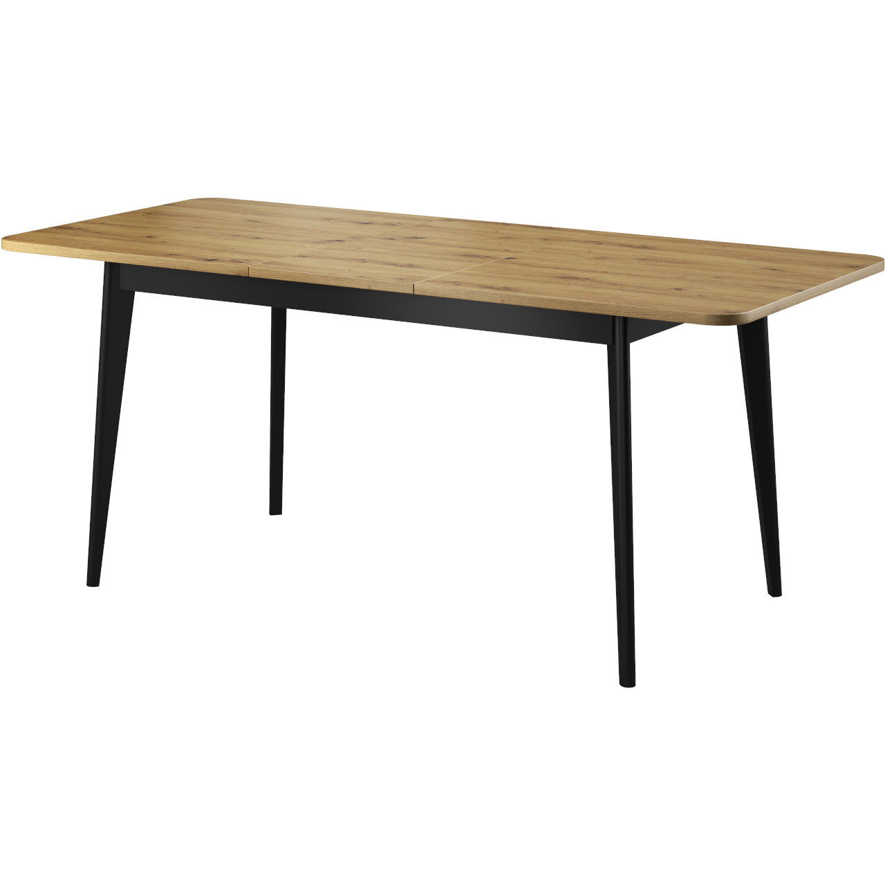 Stôl 140x80 NARDI 10 dub artisan / čierny