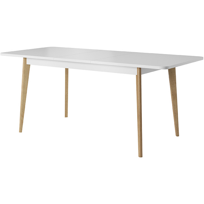 Stôl 140x80 NARDI 10 biely / dub riviera