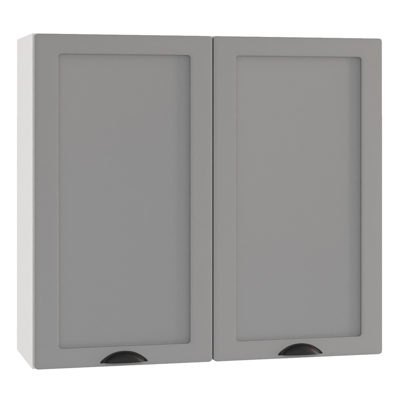 Dvojdverová závesná skrinka ADELE W80 šedý mat