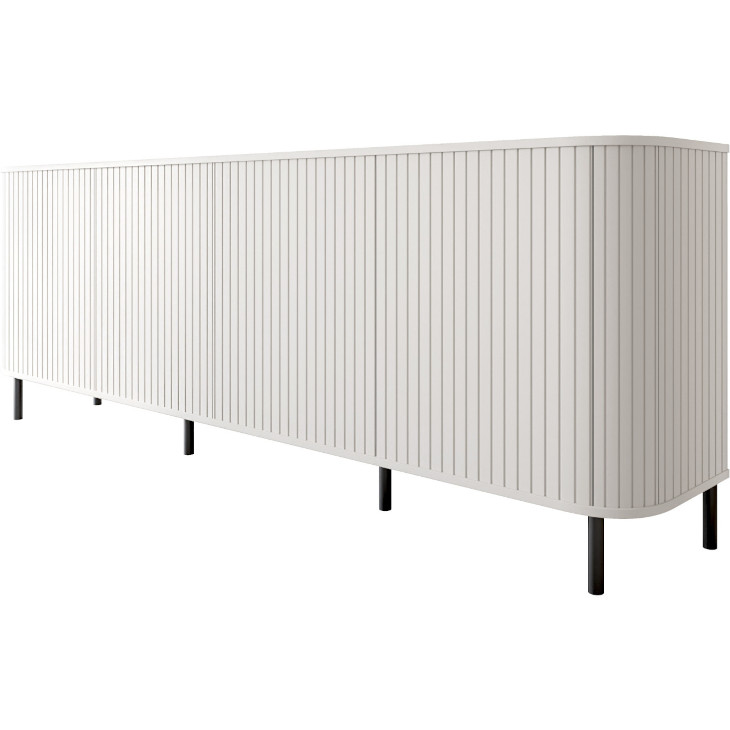 Komoda so 4 zásuvkami, Zylio, biela