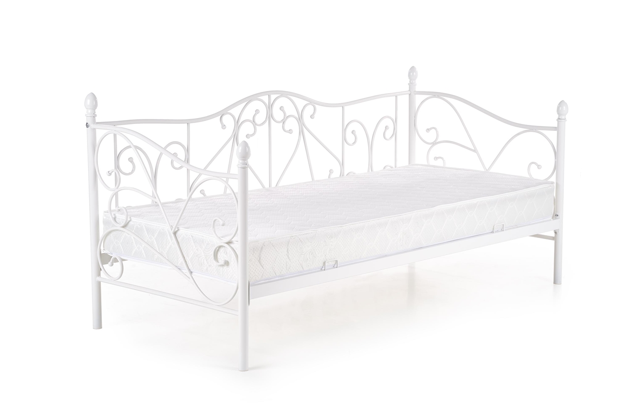 Kovová posteľ SUMATRA 90x200 biela
