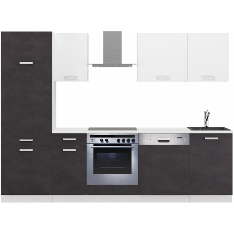 kuchyňa 270 tonic biela matera