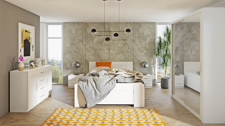 Boney 2-izbový biely