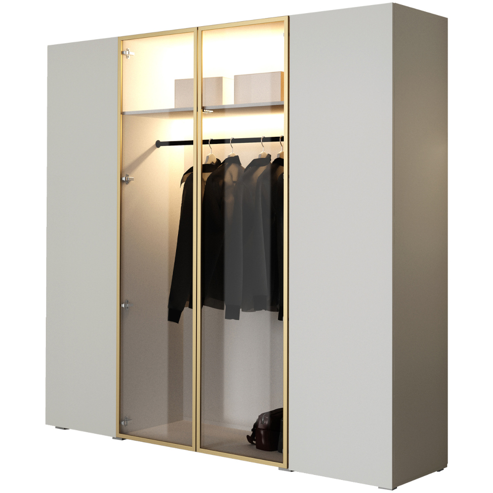 šatník Acati 200 Cashmere Gold