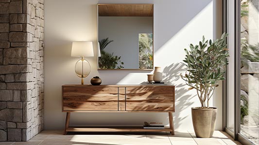 Izba s drevenými akcentmi - ako kombinovať nábytok a doplnky?