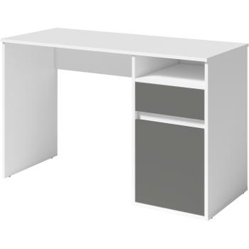 Písací stôl BILLY biely / grafit