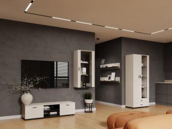 Obývacia stena SINDI 11J kašmír / čierna