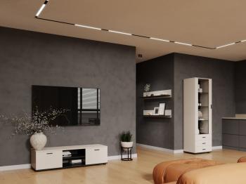 Obývacia stena SINDI 7J kašmír / čierna