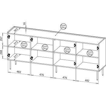 cama-lucca-tessi-komoda-200-4d-wymiary