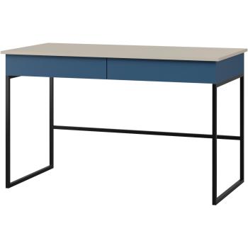 Písací stôl 2S LORI 10 kašmír / modrý