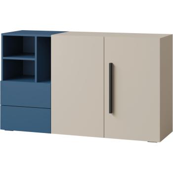 Komoda 2D2S LORI 07 kašmír / modrá