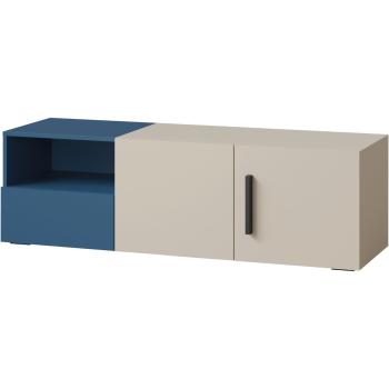 Komoda RTV 2D1S LORI 09 kašmír / modrá