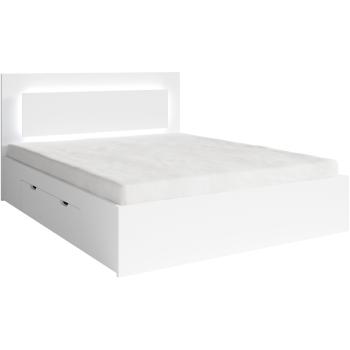 Lôžko so zásuvkami + LED 180x200 NINO 06 biela